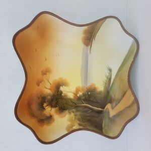 ANTIQUE NORITAKE "TREE IN THE MEADOW" DISH